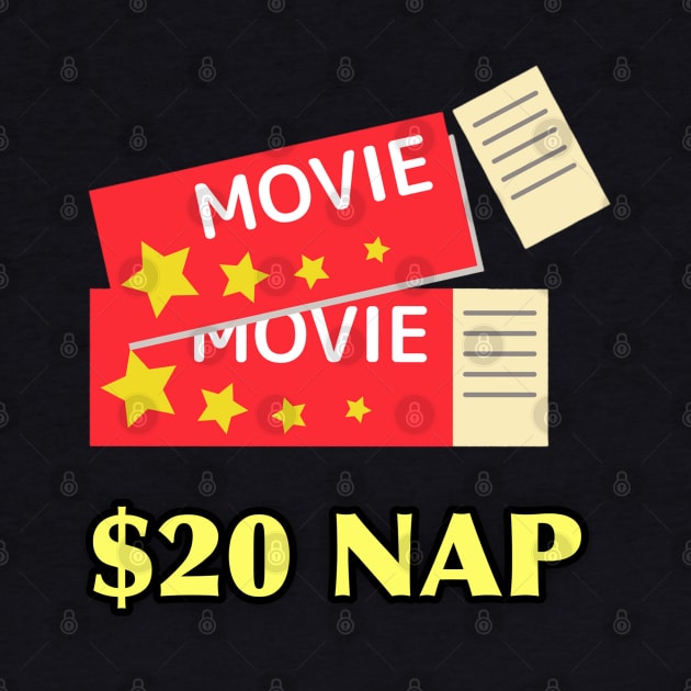 Movie ticket nap by StarmanNJ